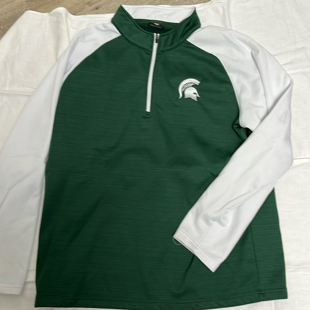 Men’s Michigan State 1/4 zip sweatshirt